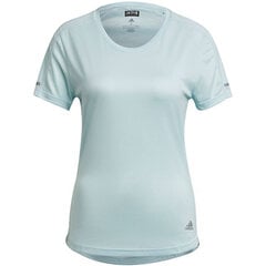 Naiste T-särk Adidas Run It Tee W H31028, roheline hind ja info | Naiste T-särgid | kaup24.ee