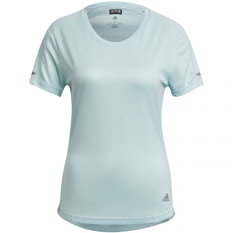 Naiste T-särk Adidas Run It Tee W H31028, roheline hind ja info | Naiste T-särgid, topid | kaup24.ee