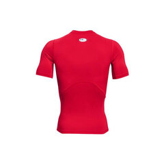 Meeste T-särk Under Armor Heatgear Armor Short Sleeve M 1361518600, punane цена и информация | Мужские футболки | kaup24.ee