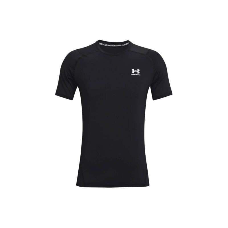 Meeste T-särk Under Armor Heatgear Armor Fitted Short Sleeve M 1361683001, must hind ja info | Meeste T-särgid | kaup24.ee