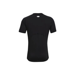 Мужская футболка Under Armor Heatgear Armor Fitted Short Sleeve M 1361683001, черная цена и информация | Мужские футболки | kaup24.ee