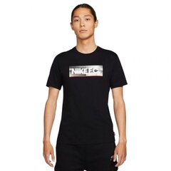 Мужская спортивная футболка Nike NK Fc Tee Seasonal Block M DH7444, черная цена и информация | Мужская спортивная одежда | kaup24.ee