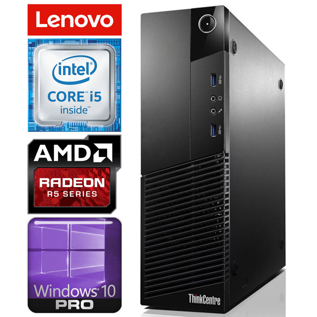 Lenovo M83 SFF i5-4460 32GB 1TB R5-340 2GB WIN10PRO/W7P hind ja info | Lauaarvutid | kaup24.ee