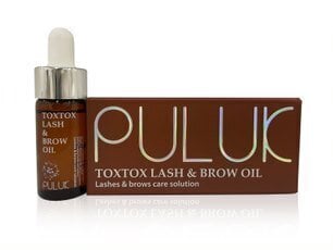 Масло для ресниц и бровей Lash&Brow Oil TOXTOX PULUK, 13г цена и информация | Тушь, средства для роста ресниц, тени для век, карандаши для глаз | kaup24.ee