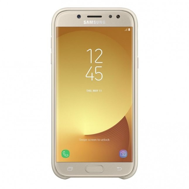 Samsung Galaxy J3 (2017) Cover Dual Layer Gold цена и информация | Telefoni kaaned, ümbrised | kaup24.ee