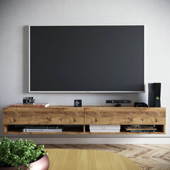 ТВ столик Kalune Design FR9, коричневый цена и информация | Тумбы под телевизор | kaup24.ee