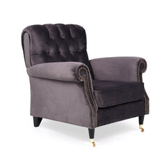 Кресло Kalune Design Lounge, серое цена и информация | Кресла | kaup24.ee