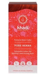 Looduslik juuksevärv Khadi 150 g, Pure Henna, punane цена и информация | Краска для волос | kaup24.ee