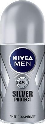 Rulldeodorant meestele Nivea Silver Protect 50 ml цена и информация | Deodorandid | kaup24.ee