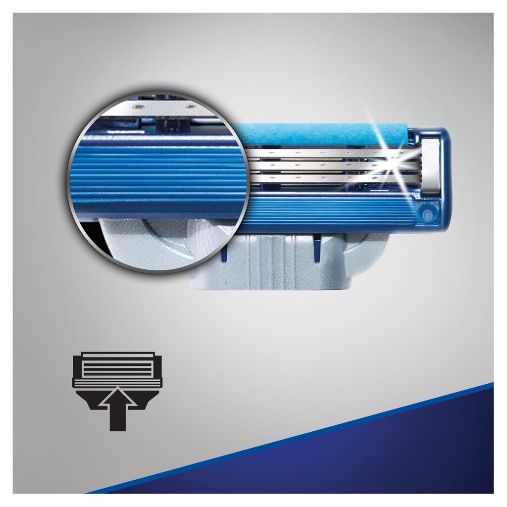 Raseerimispead Gillette Mach 3 Turbo, 5 tk. hind ja info | Raseerimisvahendid | kaup24.ee