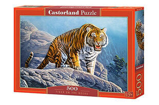 Pusle Castorland Tiger on the Rocks 500 tk hind ja info | Pusled | kaup24.ee