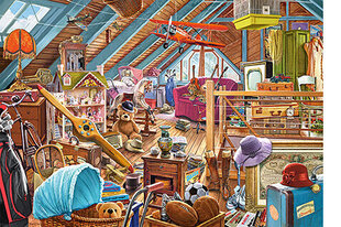 Головоломка Castorland The Cluttered Attic 500 деталей цена и информация | Пазлы | kaup24.ee