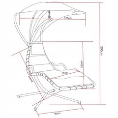 Ripptool Saska Garden Lea, pruun hind ja info | Aiatoolid | kaup24.ee