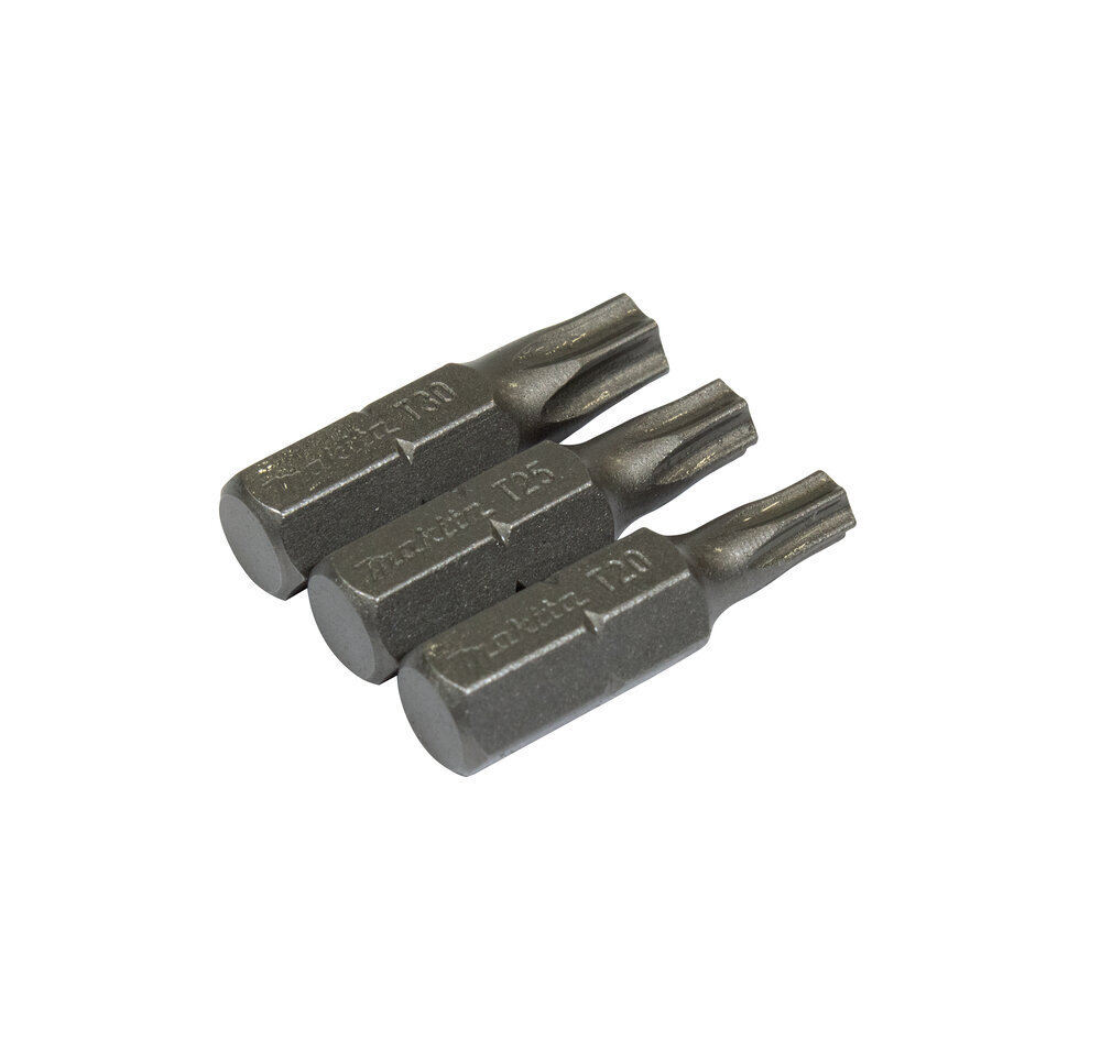 B-24533 Otsik T20,T25,T30x25mm (Erinevad (3tk./pk.) Makita hind ja info | Käsitööriistad | kaup24.ee