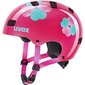 Laste jalgrattakiiver Uvex Kid 3 Pink Flower, roosa цена и информация | Kiivrid | kaup24.ee