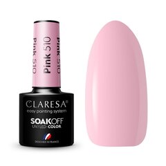 Стойкий гибридный лак для ногтей Claresa Pink 510, 5 г цена и информация | Лаки для ногтей, укрепители для ногтей | kaup24.ee