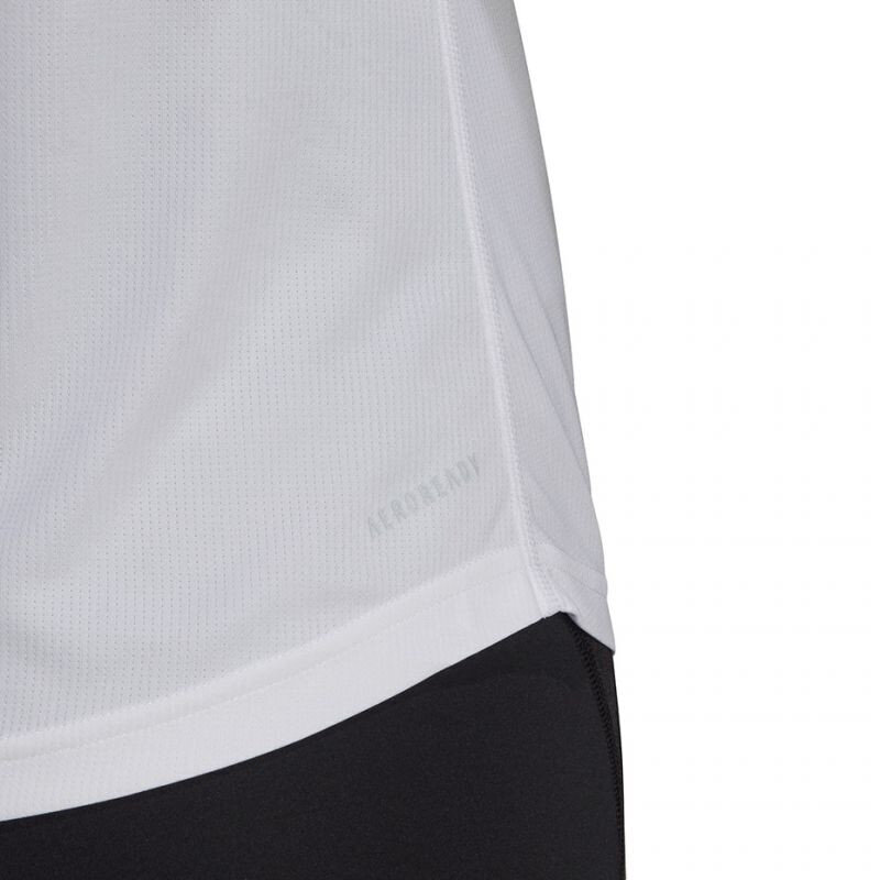 Naiste T-särk Adidas Run It Tee W H31027, valge hind ja info | Naiste T-särgid | kaup24.ee
