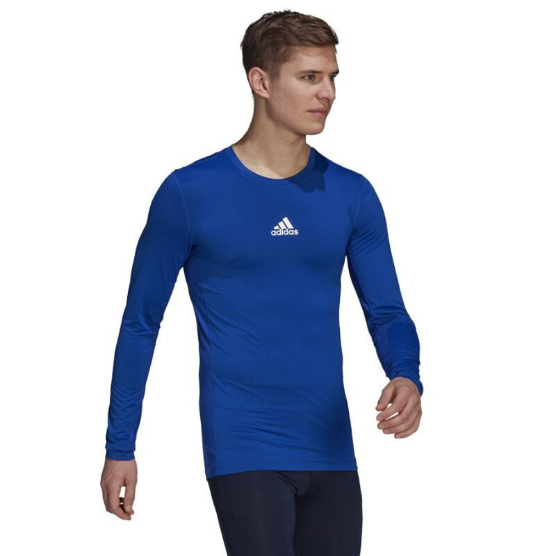 Meeste T-särk Adidas Techfit LS Top M GU7335, sinine hind ja info | Meeste T-särgid | kaup24.ee