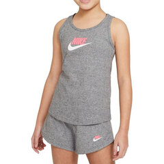 Laste T-särk Nike Sportswear Jersey Tank Jr DA1386 091, hall hind ja info | Poiste särgid | kaup24.ee