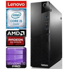 Lenovo M83 SFF i5-4460 8GB 960SSD+2TB R5-340 2GB WIN10PRO/W7P цена и информация | Стационарные компьютеры | kaup24.ee