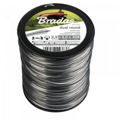 Trimmeri jõhv Bradas RIPPER DUAL Round, 3,0mm x 308m (2,5kg) цена и информация | Запчасти для садовой техники | kaup24.ee