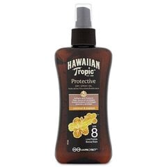Kuivpruunimisõli spreiga SPF 8 Protective Hawaiian Tropic (Dry Spray Oil) 200 ml hind ja info | Päikesekreemid | kaup24.ee
