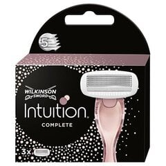 Wilkinson Sword Intuition Complete (3 pcs) - Spare head цена и информация | Средства для бритья | kaup24.ee