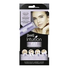 Wilkinson Sword Intuition Perfect Finish - Универсальный триммер для женщин 4в1 цена и информация | Средства для бритья | kaup24.ee