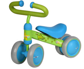 Детский беговел Enero Dino цена и информация | Детский трехколесный велосипед - коляска с удобной ручкой управления для родителей Riff F95941 2в1, фиолетовый | kaup24.ee