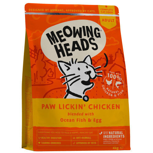 Kuivtoit kassidele Meowing Heads Hey Good Looking, 4 kg​ цена и информация | Kuivtoit kassidele | kaup24.ee