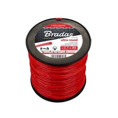 Trimmeri jõhv Bradas ULTRA Round, 2,7mm x 400m (2,5kg) цена и информация | Запчасти для садовой техники | kaup24.ee