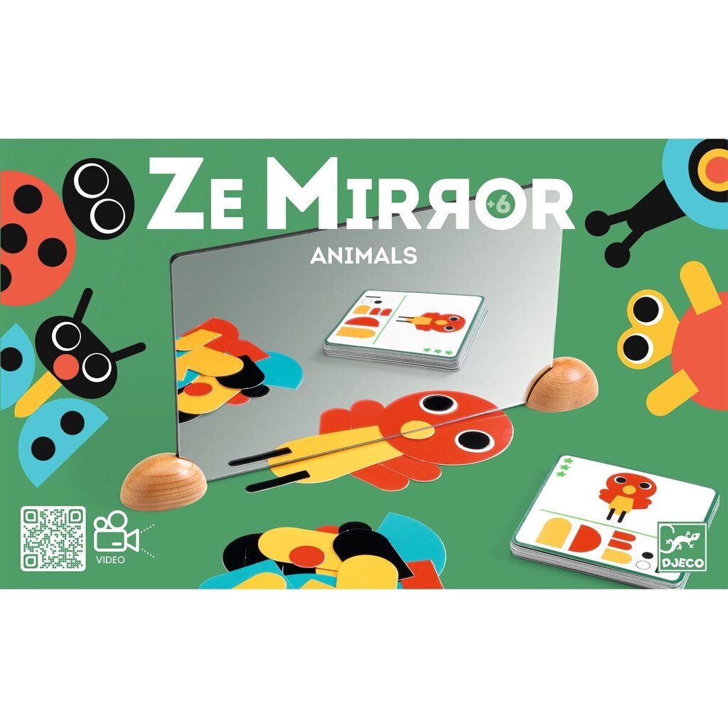 Peegel Djeco Ze Mirror Loomad, DJ06483 цена и информация | Arendavad mänguasjad | kaup24.ee