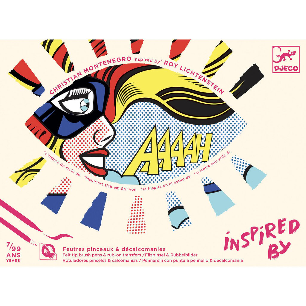 Inspiratsioon - Värvimine - Superkangelased, DJECO DJ09376 hind ja info | Kunstitarbed, voolimise tarvikud | kaup24.ee