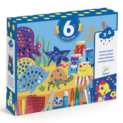 Набор «Морской мир» для творчества с 6 занятиями, DJECO DJ09294 цена и информация | Развивающие игрушки | kaup24.ee