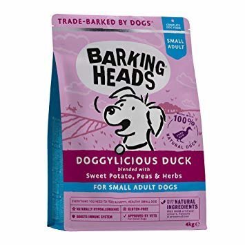 Kuivtoit koertele Barking Heads Tiny Paws Quackers Grain Free, 4 kg hind ja info | Kuivtoit koertele | kaup24.ee