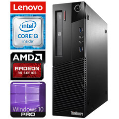 Lenovo M83 SFF i3-4160 32GB 240SSD+500GB R5-340 2GB DVD WIN10PRO/W7P hind ja info | Lauaarvutid | kaup24.ee