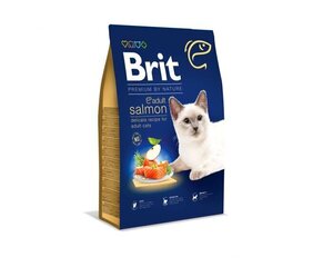 Brit Premium Cat Adult Salmon kassitoit 1,5kg hind ja info | Kuivtoit kassidele | kaup24.ee