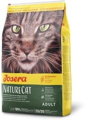 Josera без зерна NatureCat, 10 кг цена и информация | Сухой корм для кошек | kaup24.ee