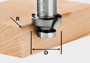 Скругляющая фреза Festool, HW R4-OFK 500 490094 цена и информация | Фрезы | kaup24.ee