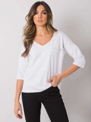 Naiste valge vabaaja pluus hind ja info | Naiste pluusid, särgid | kaup24.ee