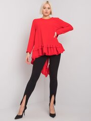 Женская блуза оверсайз, красная  цена и информация | Женские блузки, рубашки | kaup24.ee