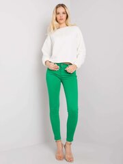 Naiste rohelisest kangast püksid hind ja info | Naiste püksid | kaup24.ee
