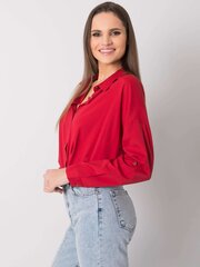 бордовая классическая рубашка camila цена и информация | Женские блузки, рубашки | kaup24.ee