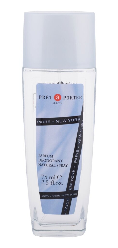 Deodorant kehasprei naistele Coty Pret a Porter, Pariis-New York, 75 ml цена и информация | Lõhnastatud kosmeetika naistele | kaup24.ee