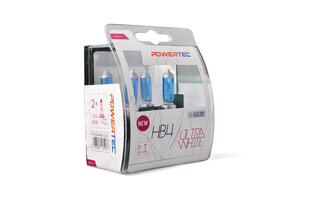 Powertec UltraWhite HB4 12V DUO Halogeen autopirnid, komplektis 2 tk hind ja info | Autopirnid | kaup24.ee