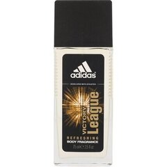 Дезодорант для мужчин Adidas Victory League, 75 мл цена и информация | Мужская парфюмированная косметика | kaup24.ee