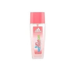 Spreideodorant Adidas Fun Sensation naistele 75 ml цена и информация | Парфюмированная косметика для женщин | kaup24.ee