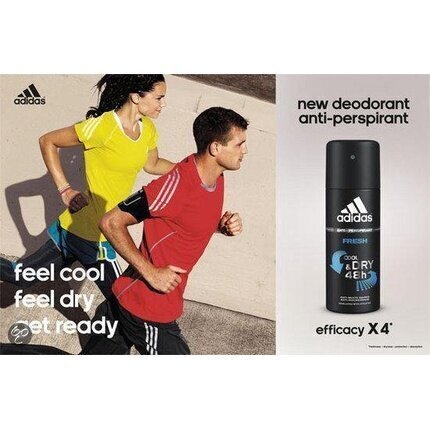 Spreideodorant Adidas Fresh Cool & Dry 48h meestele 150 ml hind ja info | Deodorandid | kaup24.ee