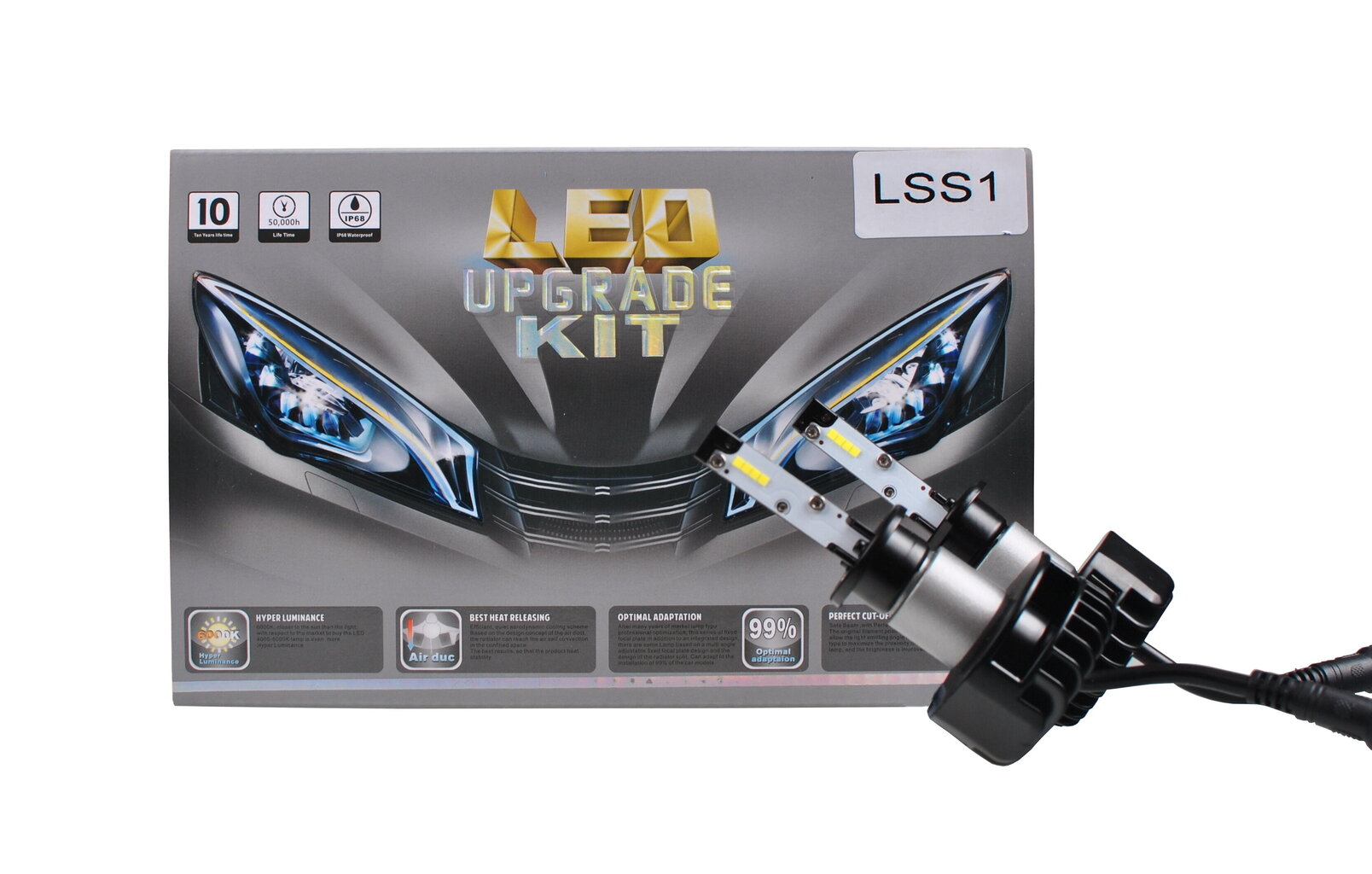 H1 Led Auto pirnid, komplekt 2 tk hind ja info | Autopirnid | kaup24.ee