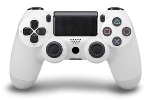 Games World PS4 Doubleshock 4 V2 juhtmeta mängupult / valge kontroller PS4 / PS5 / Android / iOS, PC jaoks цена и информация | Джойстики | kaup24.ee